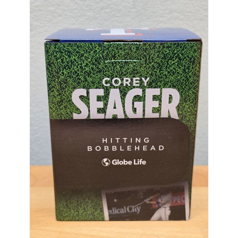 Corey Seager Texas Rangers Hitting Bobblehead MLB Baseball BDA Sports Globe Life